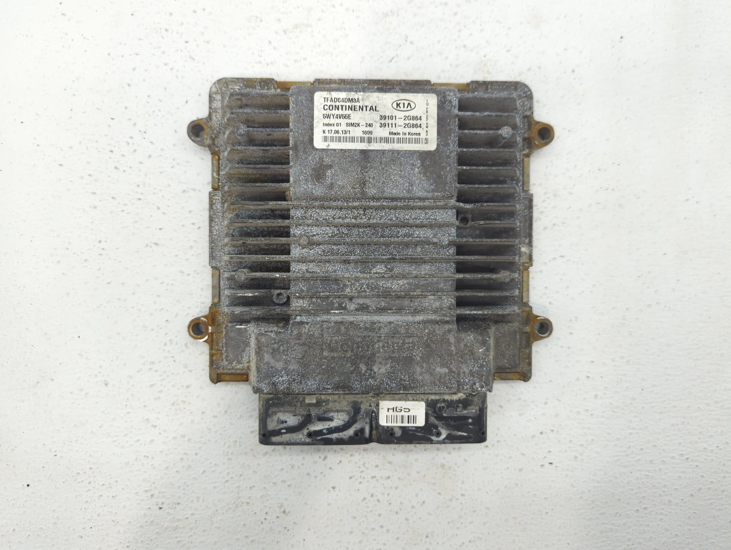 2011-2013 Kia Optima PCM Engine Control Computer ECU ECM PCU OEM P/N:39111-2G900 39101-2G900, 39101-2G862 Fits Fits 2011 201