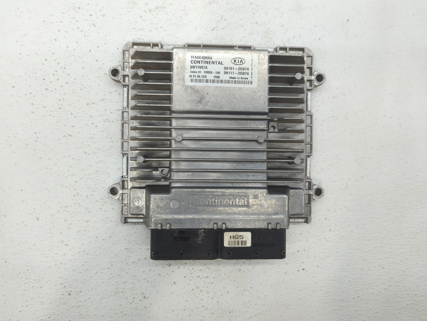 2011-2013 Kia Optima PCM Engine Control Computer ECU ECM PCU OEM P/N:39111-2G874 39101-2G874, 39111-2G864 Fits Fits 2011 201