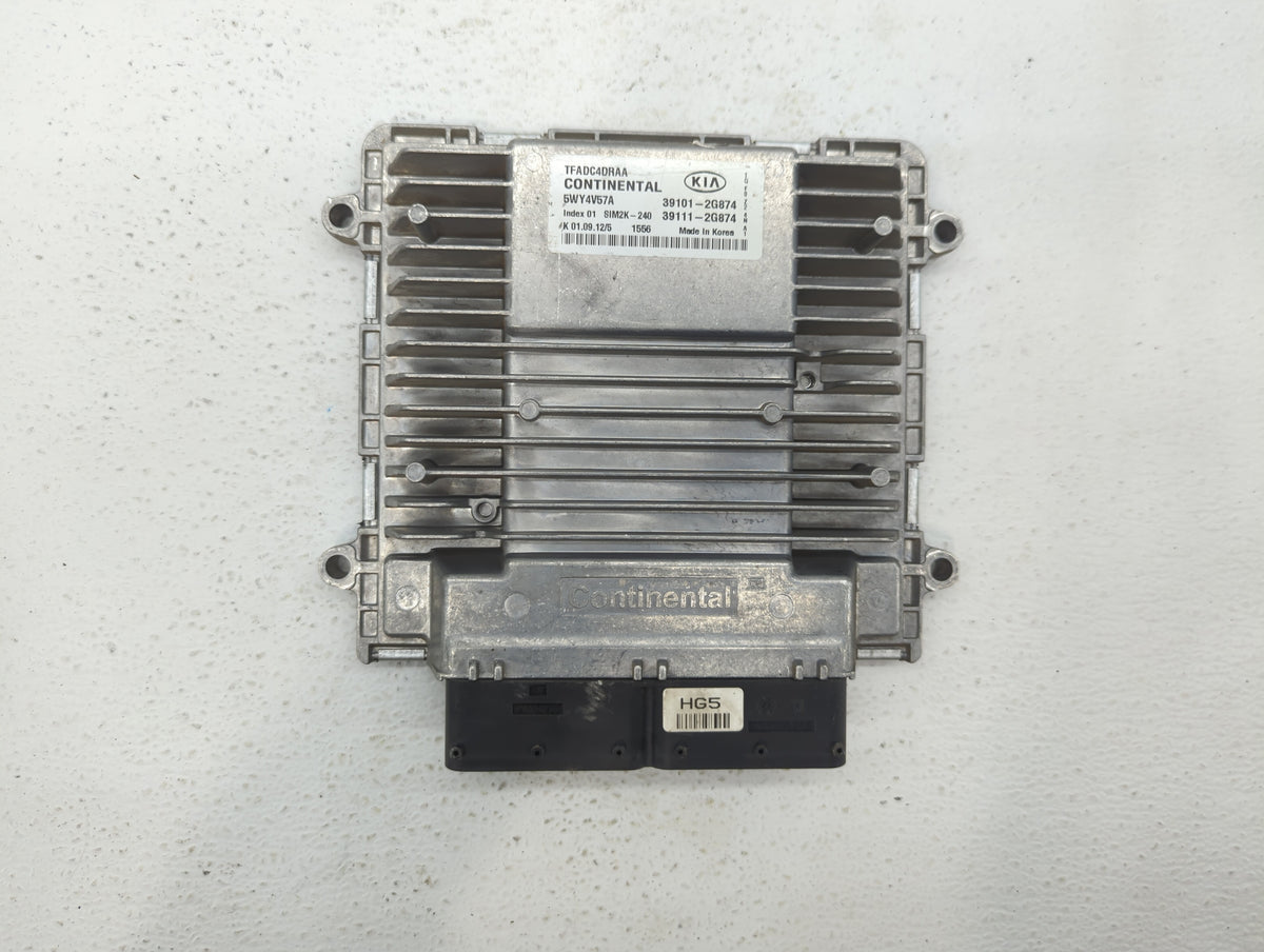 2011-2013 Kia Optima PCM Engine Control Computer ECU ECM PCU OEM P/N:39111-2G874 39101-2G874, 39111-2G864 Fits 2011 2012 201