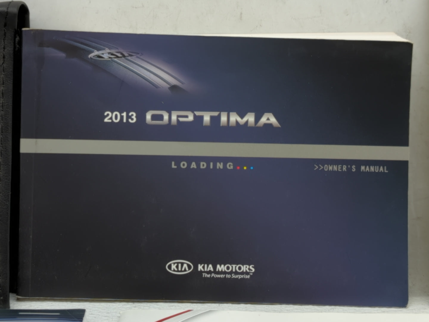 2013 Kia Optima Owners Manual Book Guide OEM Used Auto Parts - Oemusedautoparts1.com