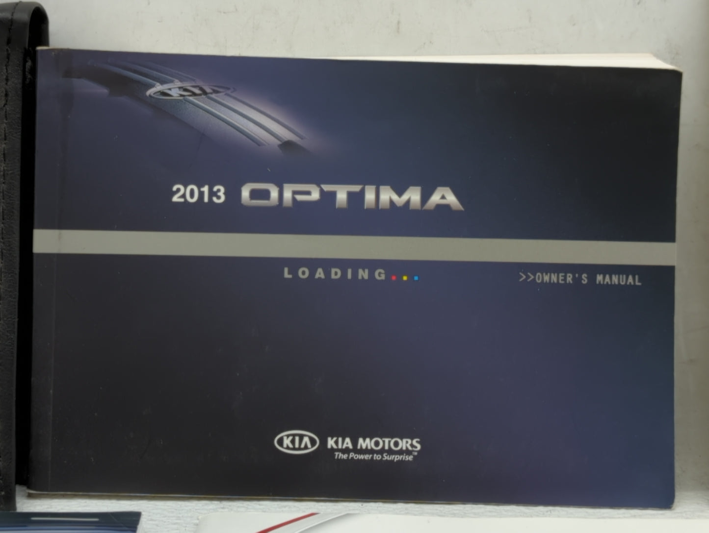 2013 Kia Optima Owners Manual Book Guide OEM Used Auto Parts - Oemusedautoparts1.com