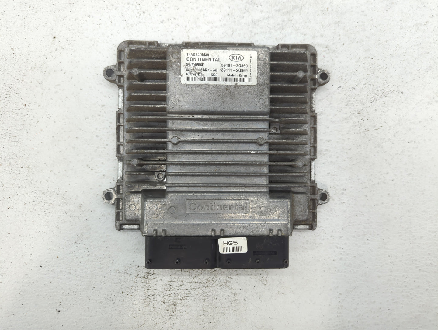2011-2013 Kia Optima PCM Engine Control Computer ECU ECM PCU OEM P/N:39111-2G869 39101-2G869, 39101-2G868 Fits Fits 2011 201