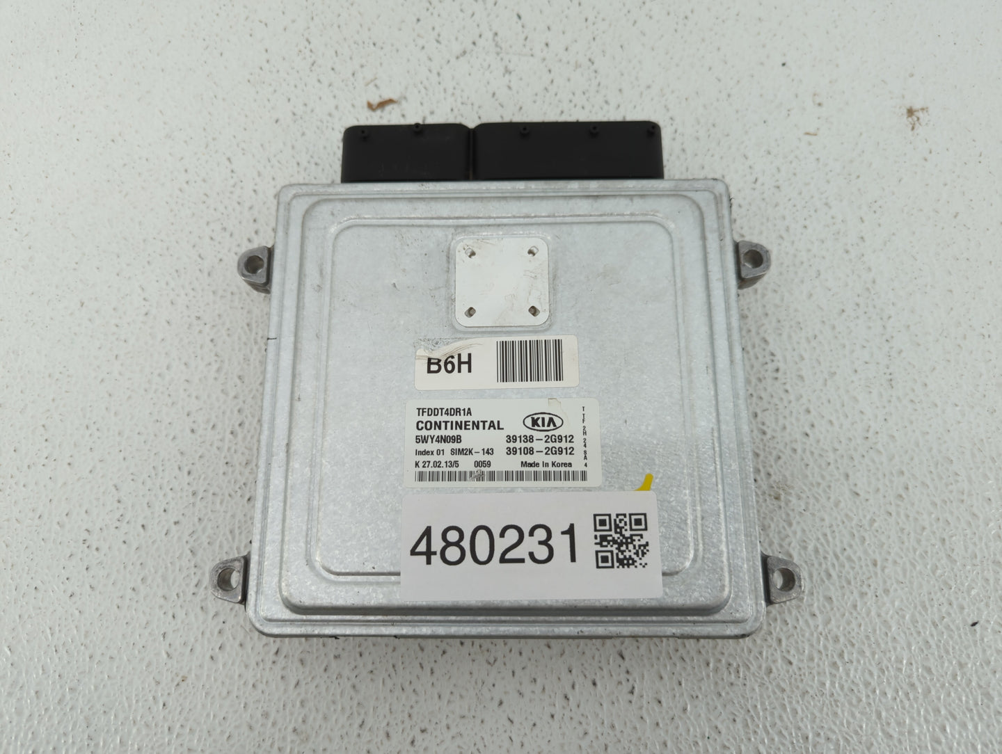 2011-2013 Kia Optima PCM Engine Control Computer ECU ECM PCU OEM P/N:39108-2G912 39138-2G912 Fits Fits 2011 2012 2013 OEM Us