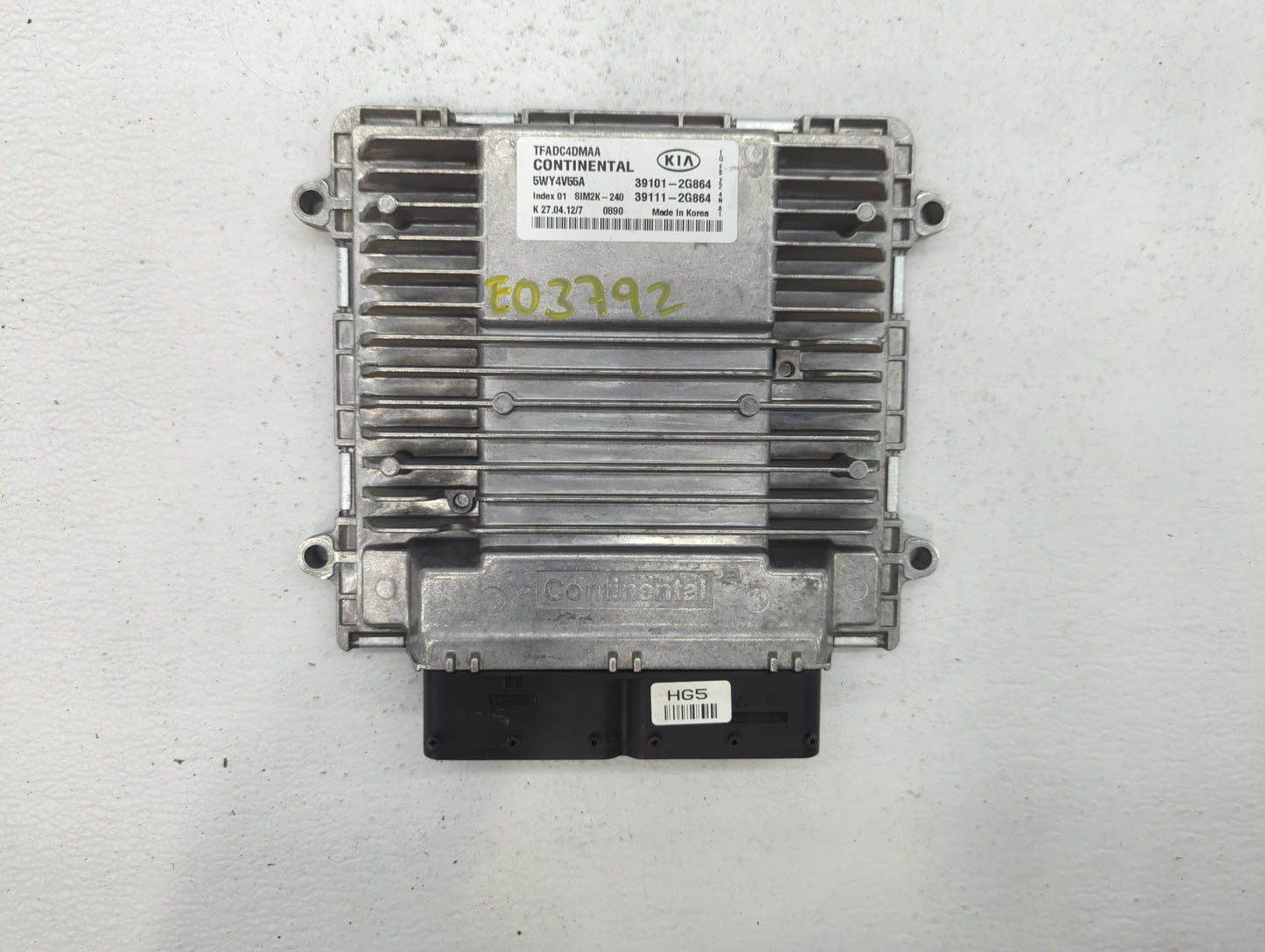 2011-2013 Kia Optima PCM Engine Control Computer ECU ECM PCU OEM P/N:39111-2G864 39101-2G864 Fits Fits 2011 2012 2013 OEM Us