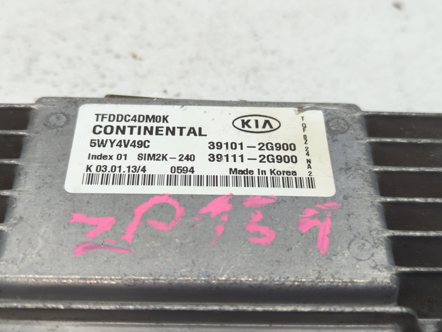 2011-2013 Kia Optima PCM Engine Control Computer ECU ECM PCU OEM P/N:39101-2G900 39111-2G900, 39111-2G864 Fits Fits 2011 201