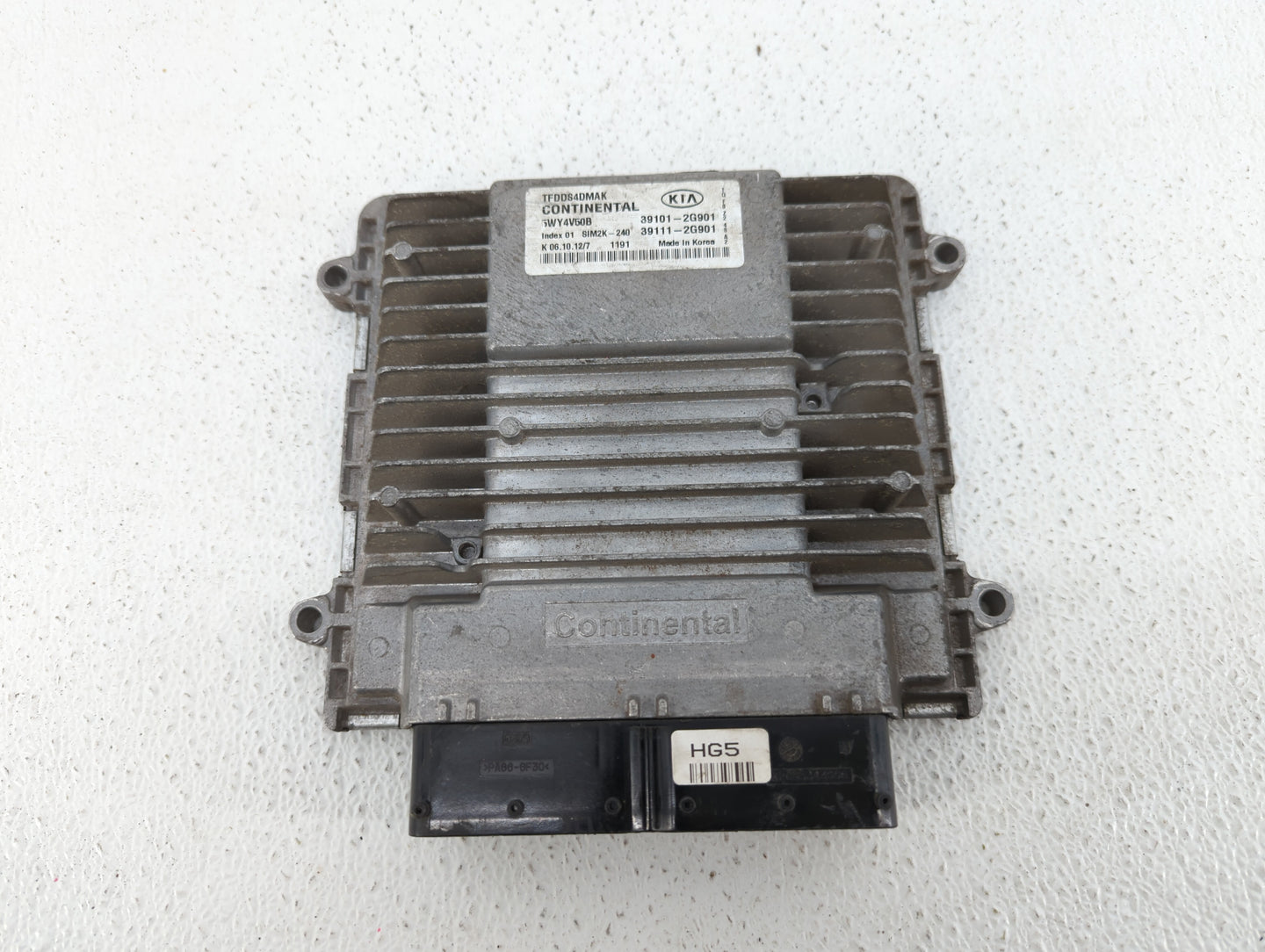 2011-2013 Kia Optima PCM Engine Control Computer ECU ECM PCU OEM P/N:39101-2G901 Fits Fits 2011 2012 2013 OEM Used Auto Part