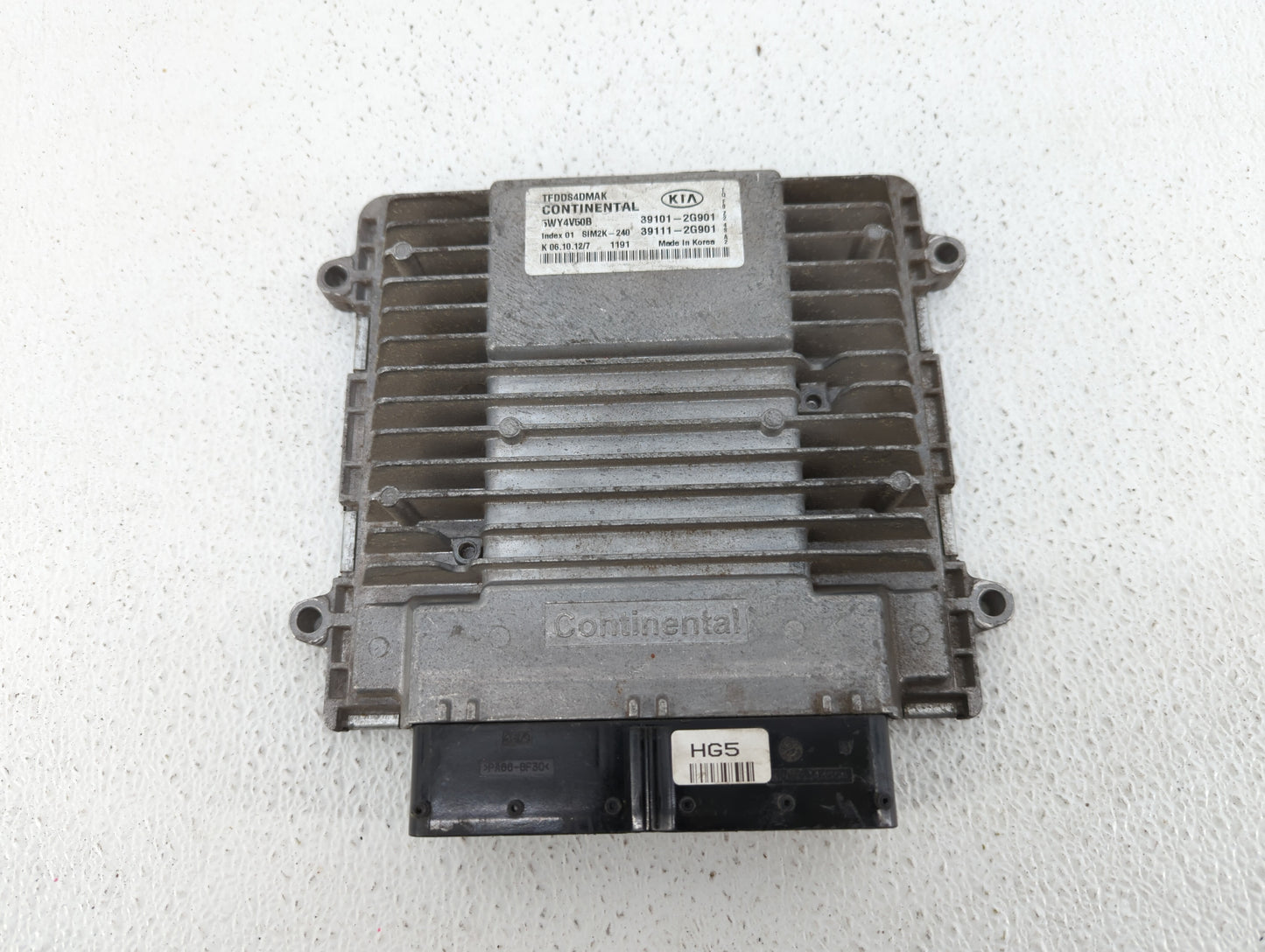 2011-2013 Kia Optima PCM Engine Control Computer ECU ECM PCU OEM P/N:39101-2G901 Fits Fits 2011 2012 2013 OEM Used Auto Part