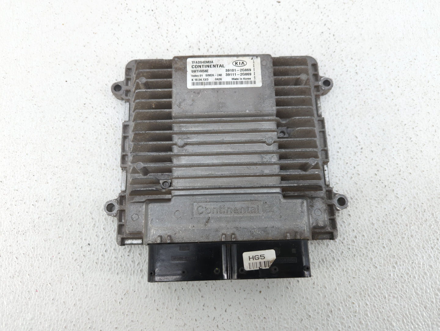 2011-2013 Kia Optima PCM Engine Control Computer ECU ECM PCU OEM P/N:39111-2G869 39101-2G869, 39101-2G901 Fits Fits 2011 201