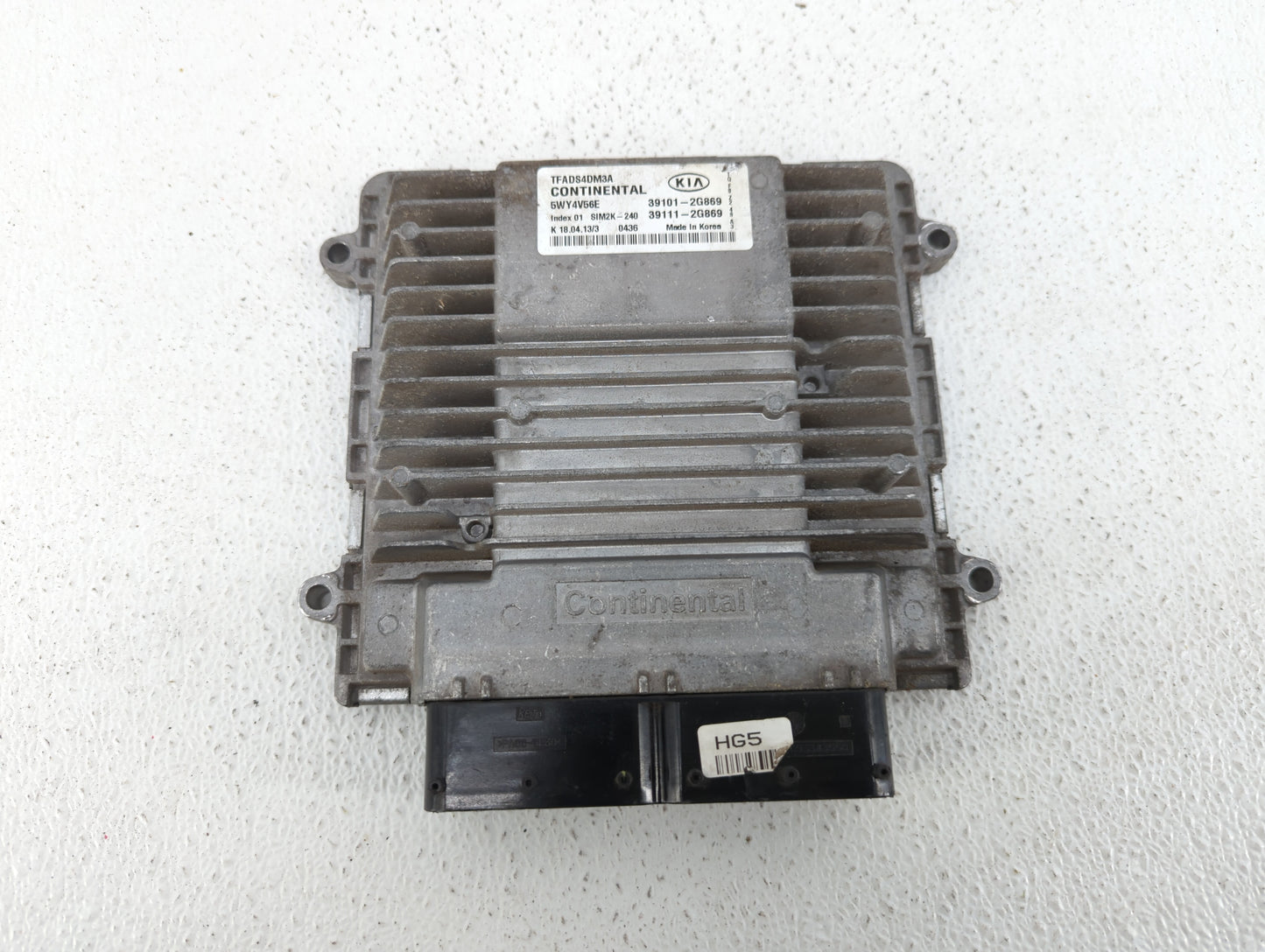 2011-2013 Kia Optima PCM Engine Control Computer ECU ECM PCU OEM P/N:39111-2G869 39101-2G869, 39101-2G901 Fits Fits 2011 201