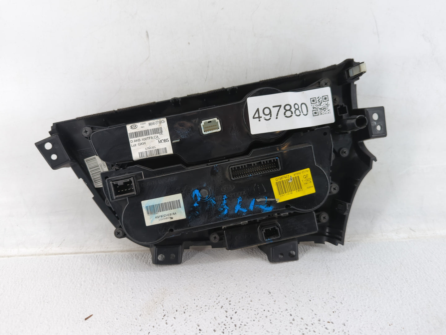 2011-2013 Kia Optima Radio AM FM Cd Player Receiver Replacement P/N:96540-2T100CA Fits Fits 2011 2012 2013 OEM Used Auto Par