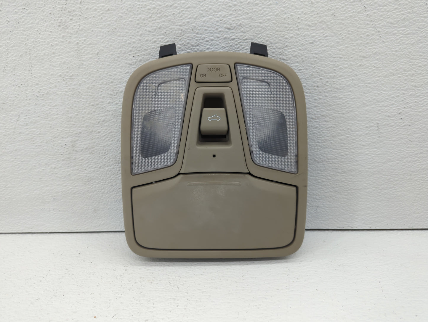 2013 Kia Optima Overhead Roof Console Beige - Oemusedautoparts1.com