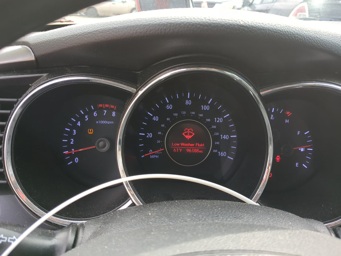 2012-2013 Kia Optima Instrument Cluster Speedometer Gauges Miles:96K Fits Fits 2012 2013 OEM Used Auto Parts - Oemusedautopa
