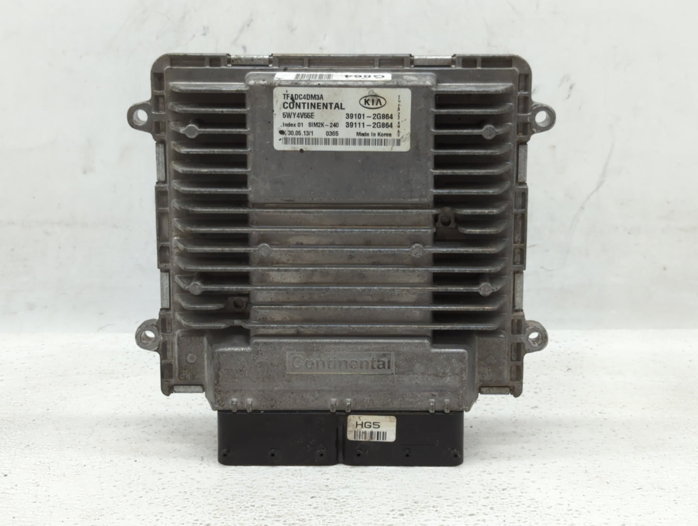2011-2013 Kia Optima PCM Engine Control Computer ECU ECM PCU OEM P/N:39111-2G864 39101-2G864 Fits Fits 2011 2012 2013 OEM Us