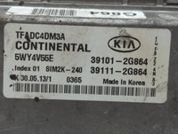 2011-2013 Kia Optima PCM Engine Control Computer ECU ECM PCU OEM P/N:39111-2G864 39101-2G864 Fits Fits 2011 2012 2013 OEM Us