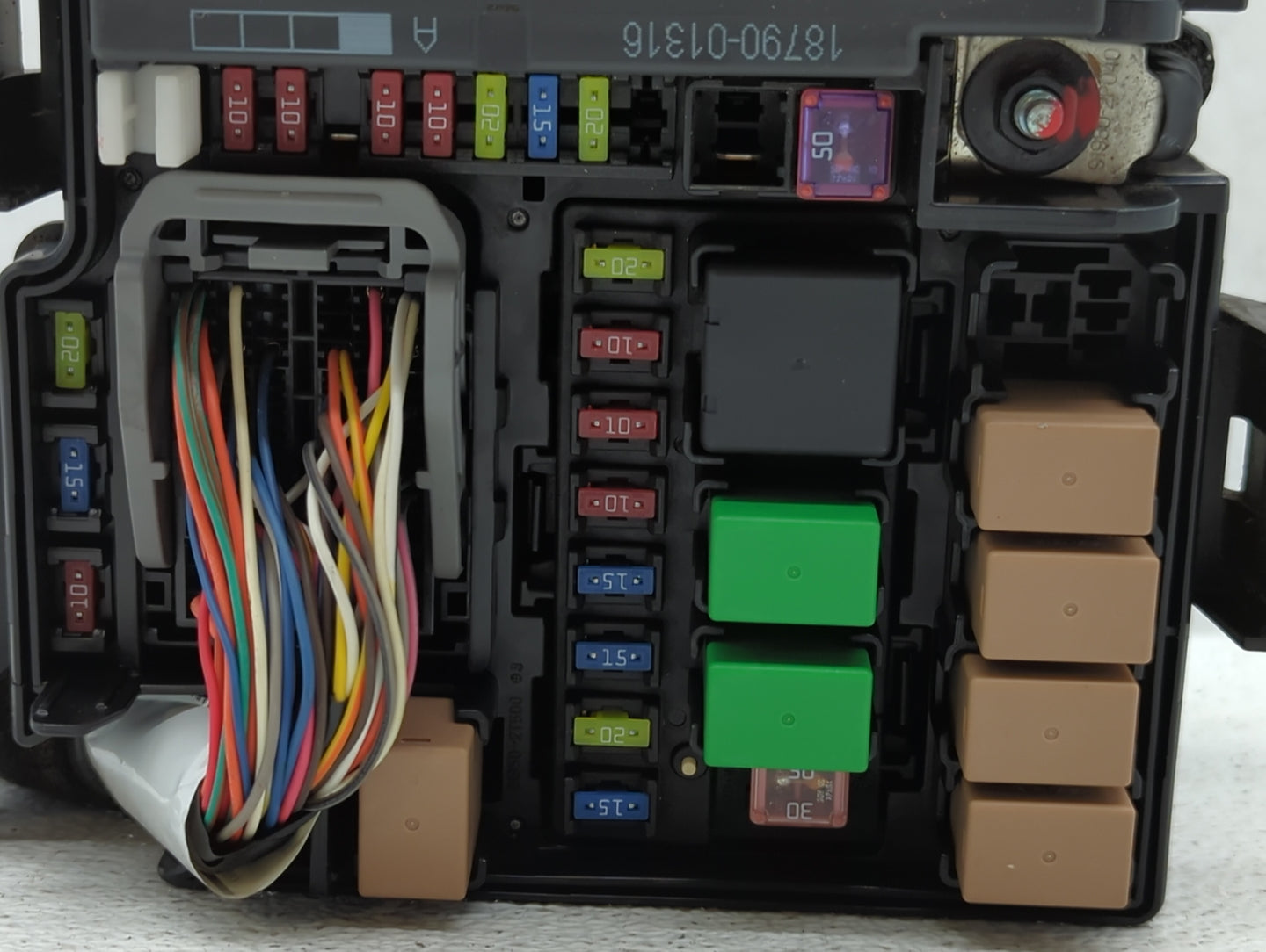 2011-2013 Kia Optima Fusebox Fuse Box Panel Relay Module P/N:91200-4C040 Fits Fits 2011 2012 2013 OEM Used Auto Parts - Oemu
