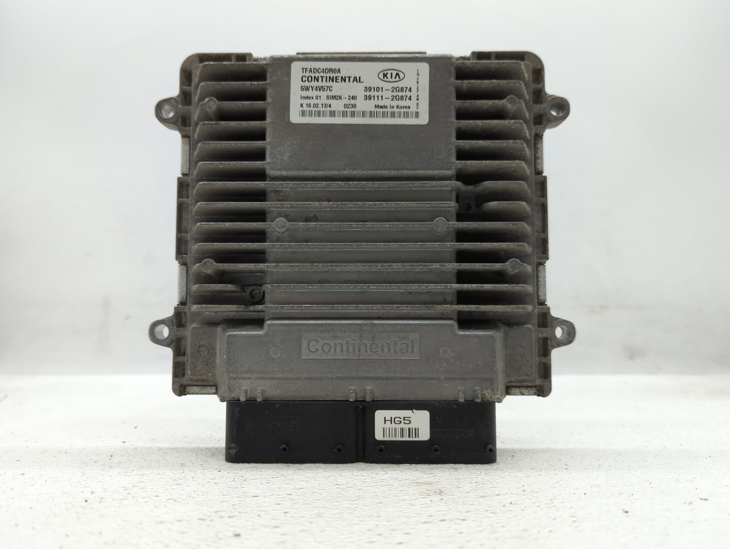 2011-2013 Kia Optima PCM Engine Control Computer ECU ECM PCU OEM P/N:39101-2G874 Fits Fits 2011 2012 2013 OEM Used Auto Part