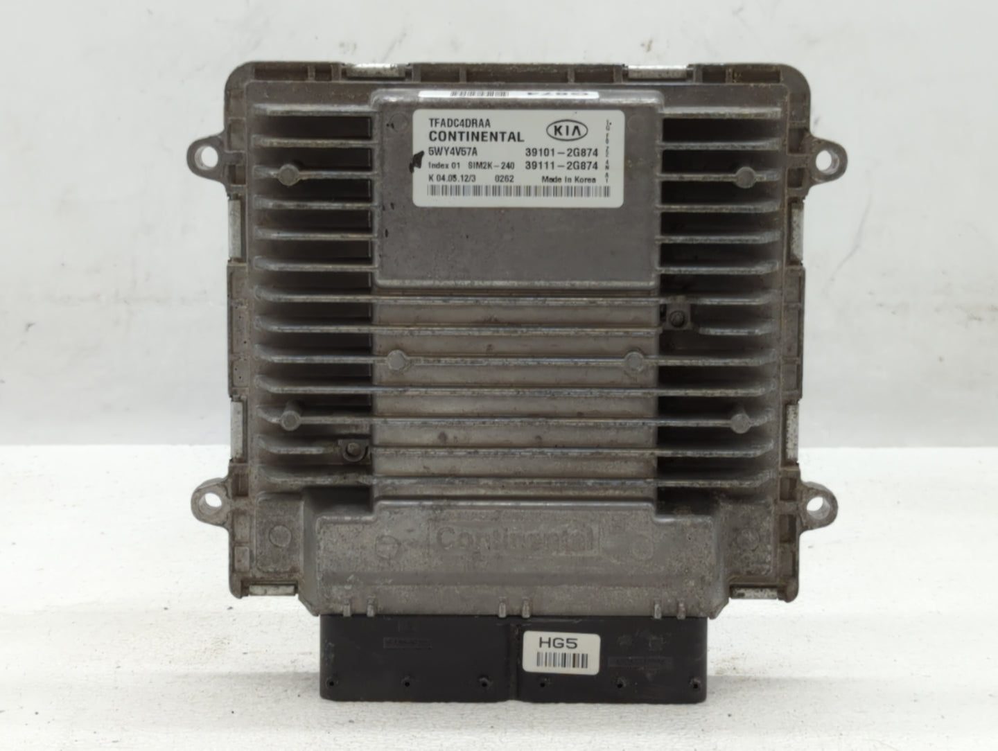 2011-2013 Kia Optima PCM Engine Control Computer ECU ECM PCU OEM P/N:39101-2G874 Fits Fits 2011 2012 2013 OEM Used Auto Part