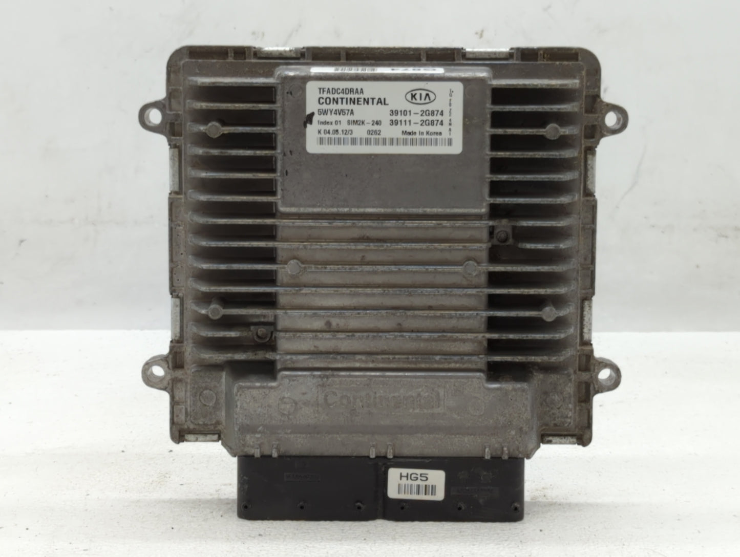 2011-2013 Kia Optima PCM Engine Control Computer ECU ECM PCU OEM P/N:39101-2G874 Fits Fits 2011 2012 2013 OEM Used Auto Part