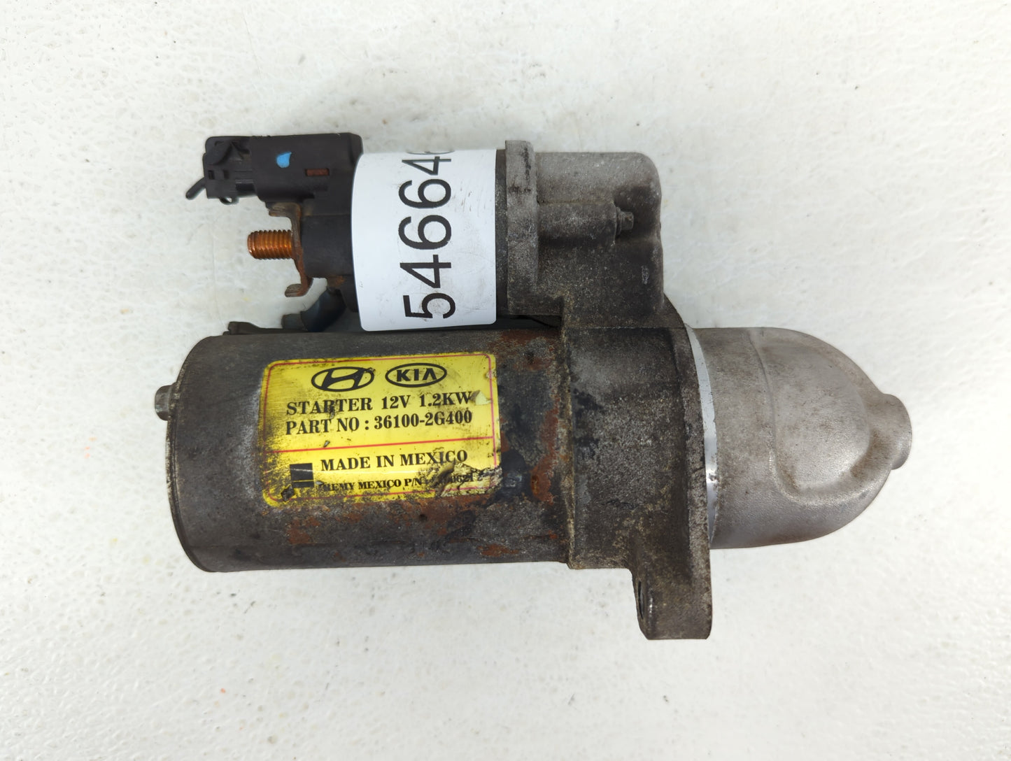 2012-2014 Kia Optima Car Starter Motor Solenoid OEM P/N:36100-2G400 Fits Fits 2008 2009 2010 2011 2012 2013 2014 OEM Used Au
