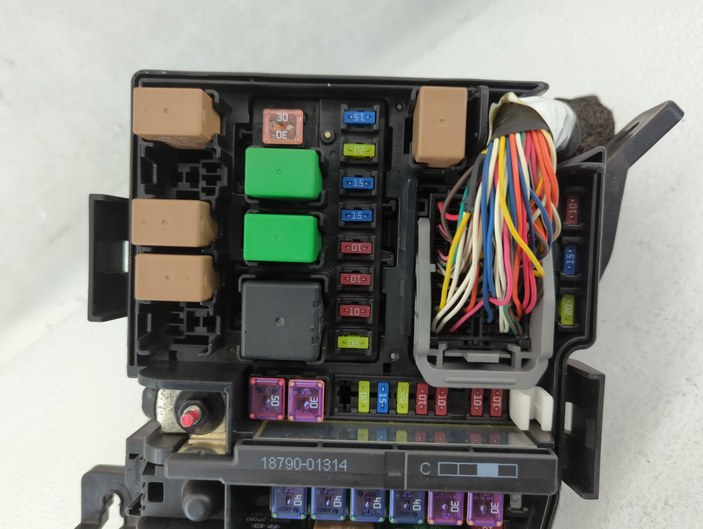 2011-2013 Kia Optima Fusebox Fuse Box Panel Relay Module P/N:18790-01314 91950-ST871 Fits Fits 2011 2012 2013 OEM Used Auto 