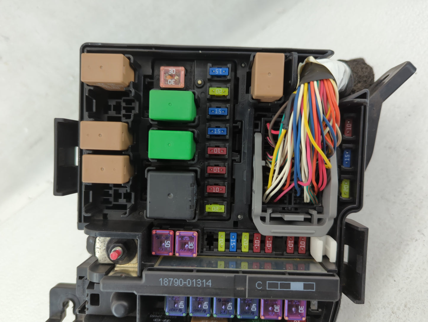 2011-2013 Kia Optima Fusebox Fuse Box Panel Relay Module P/N:18790-01314 91950-ST871 Fits Fits 2011 2012 2013 OEM Used Auto 