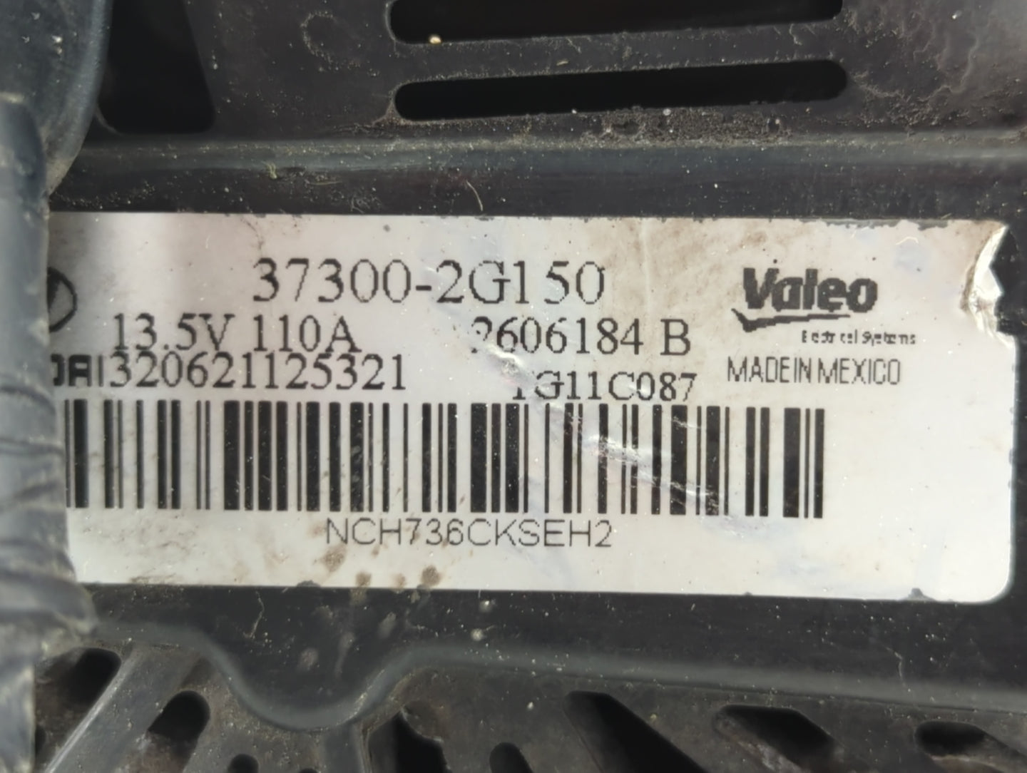 2012-2013 Kia Optima Alternator Replacement Generator Charging Assembly Engine OEM P/N:37300-2G150 Fits Fits 2011 2012 2013 