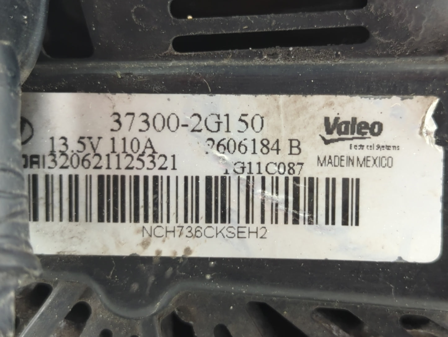 2012-2013 Kia Optima Alternator Replacement Generator Charging Assembly Engine OEM P/N:37300-2G150 Fits Fits 2011 2012 2013 
