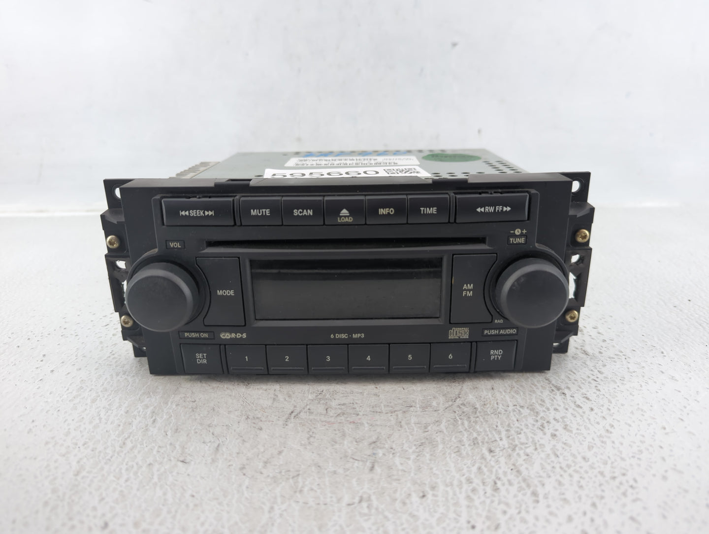 2011-2013 Kia Optima Radio AM FM Cd Player Receiver Replacement P/N:P05091175AD Fits Fits 2011 2012 2013 OEM Used Auto Parts