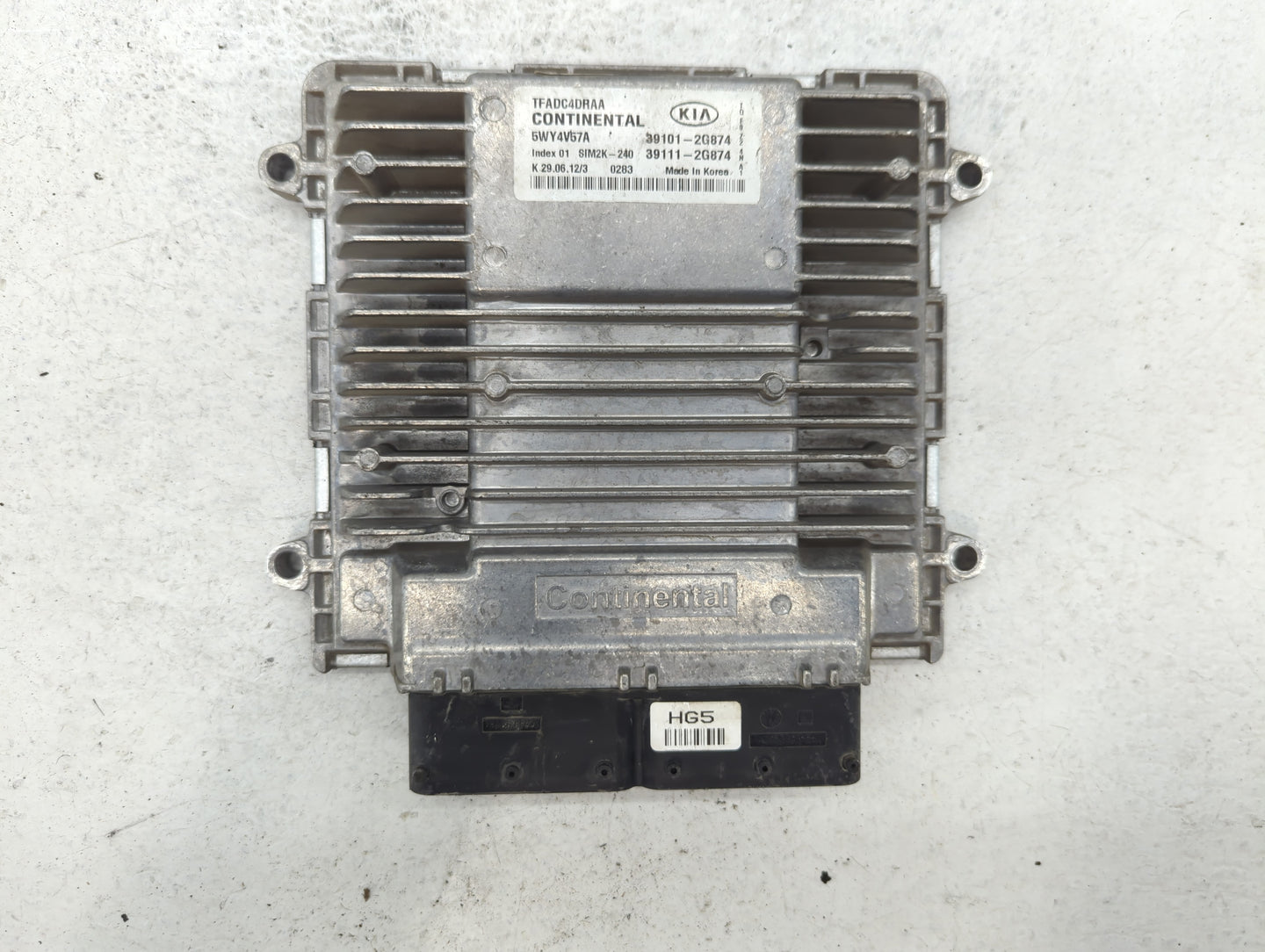 2011-2013 Kia Optima PCM Engine Control Computer ECU ECM PCU OEM P/N:39111-2G874 39101-2G874 Fits Fits 2011 2012 2013 OEM Us