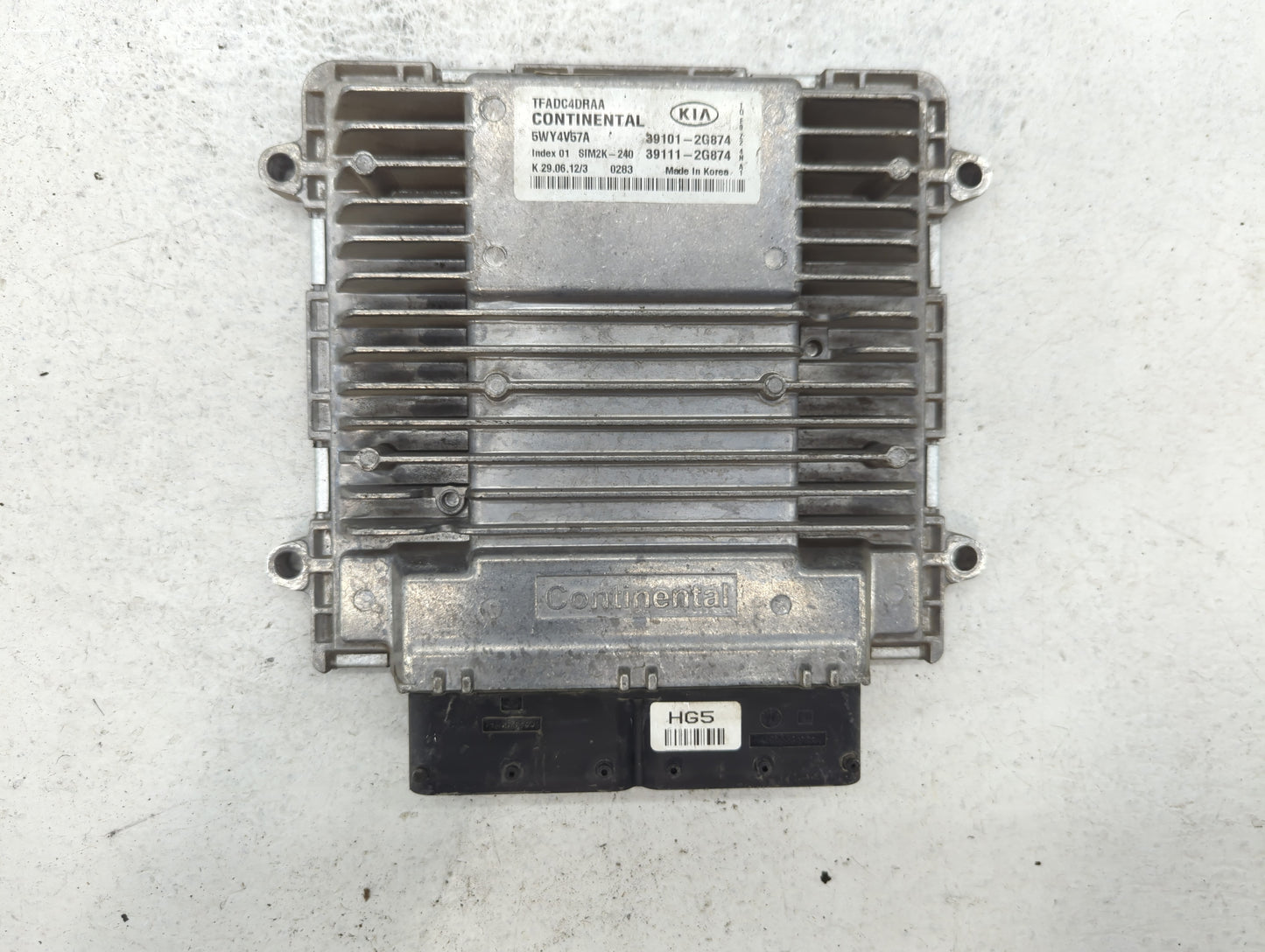2011-2013 Kia Optima PCM Engine Control Computer ECU ECM PCU OEM P/N:39111-2G874 39101-2G874 Fits Fits 2011 2012 2013 OEM Us