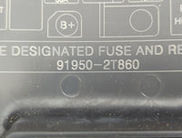 2011-2013 Kia Optima Fusebox Fuse Box Panel Relay Module P/N:91950-2T860 Fits Fits 2011 2012 2013 OEM Used Auto Parts - Oemu