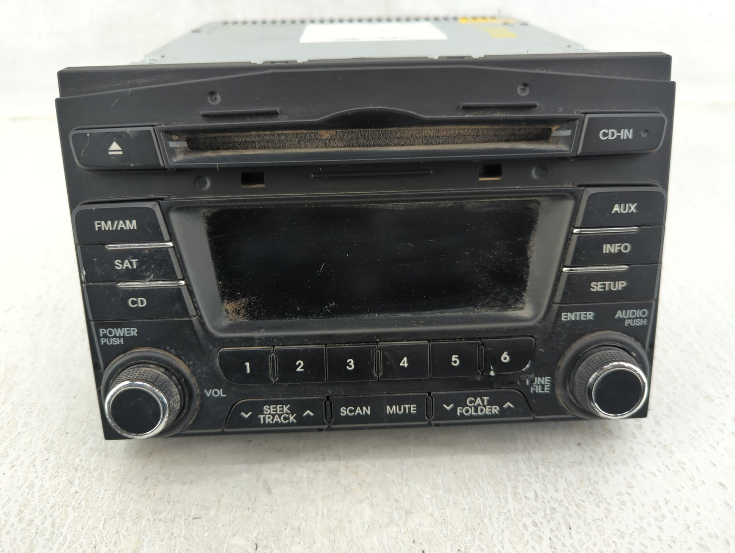 2011-2013 Kia Optima Am Fm Cd Player Radio Receiver - Oemusedautoparts1.com