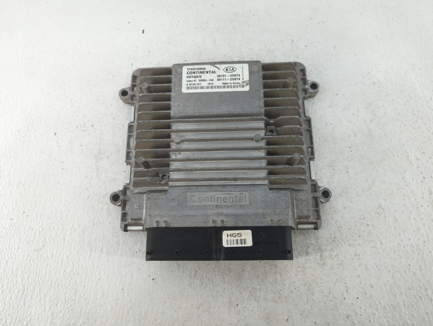 2011-2013 Kia Optima PCM Engine Control Computer ECU ECM PCU OEM P/N:39111-2G874 39101-2G874 Fits Fits 2011 2012 2013 OEM Us