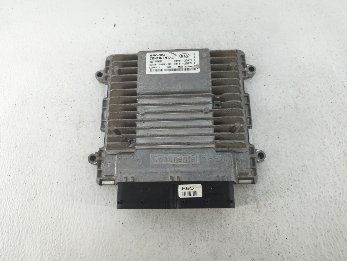2011-2013 Kia Optima PCM Engine Control Computer ECU ECM PCU OEM P/N:39111-2G874 39101-2G874 Fits Fits 2011 2012 2013 OEM Us