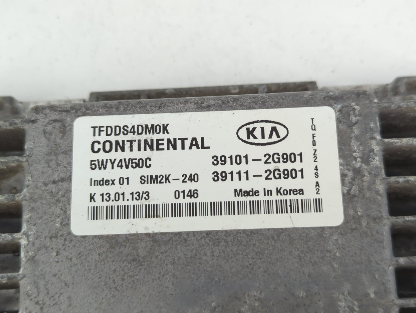 2011-2013 Kia Optima PCM Engine Control Computer ECU ECM PCU OEM P/N:39111-2G901 39101-2G901 Fits Fits 2011 2012 2013 OEM Us