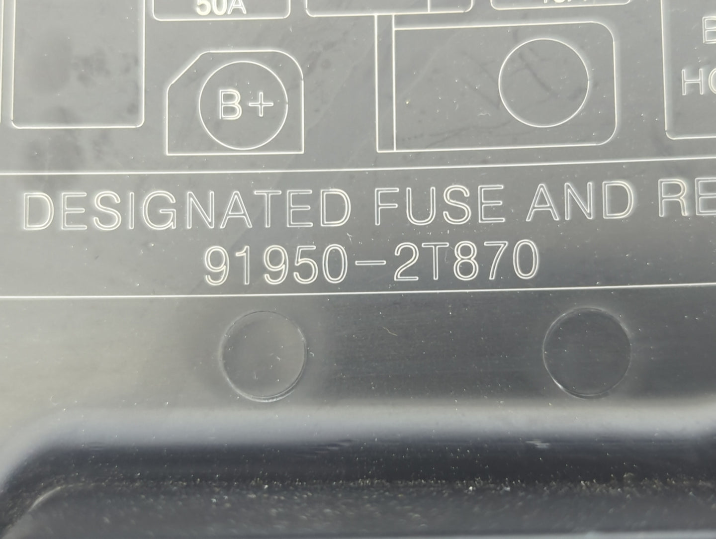 2011-2013 Kia Optima Fusebox Fuse Box Panel Relay Module P/N:91950-2T70 Fits Fits 2011 2012 2013 OEM Used Auto Parts - Oemus