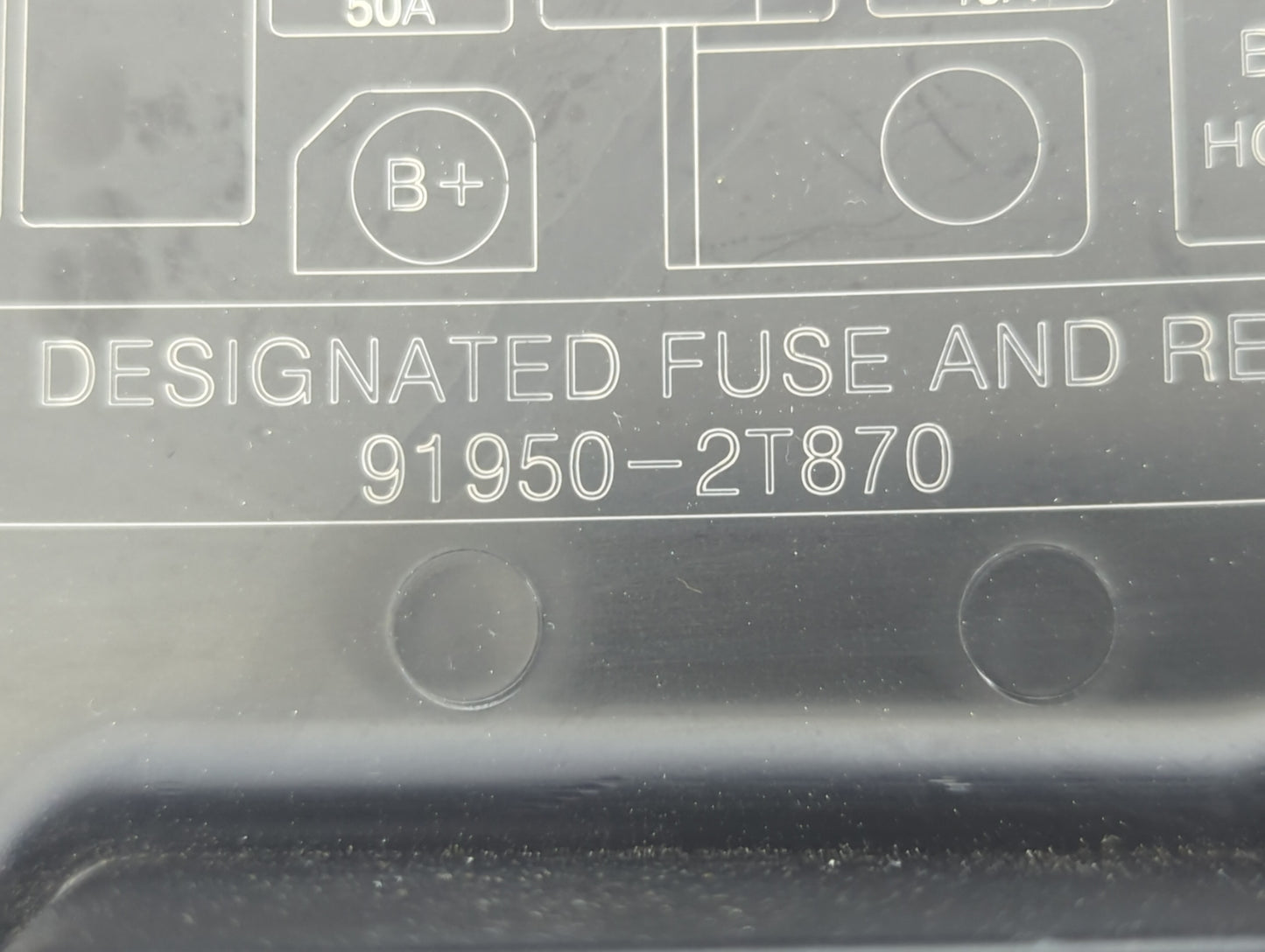 2011-2013 Kia Optima Fusebox Fuse Box Panel Relay Module P/N:91950-2T70 Fits Fits 2011 2012 2013 OEM Used Auto Parts - Oemus