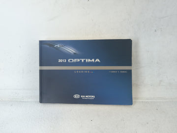 2013 Kia Optima Owners Manual Book Guide P/N:A4C0-EU2DC OEM Used Auto Parts