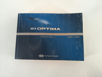2013 Kia Optima Owners Manual Book Guide P/N:A2TO-EC31B OEM Used Auto Parts - Oemusedautoparts1.com