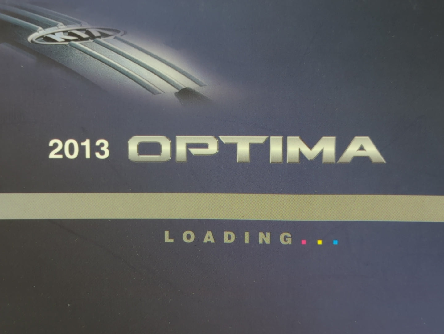 2013 Kia Optima Owners Manual Book Guide P/N:A4C0-EU32D OEM Used Auto Parts - Oemusedautoparts1.com