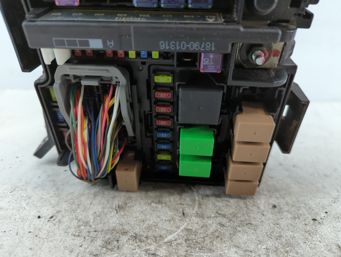 2011-2013 Kia Optima Fusebox Fuse Box Panel Relay Module P/N:VS912004C040QB Fits Fits 2011 2012 2013 OEM Used Auto Parts - O
