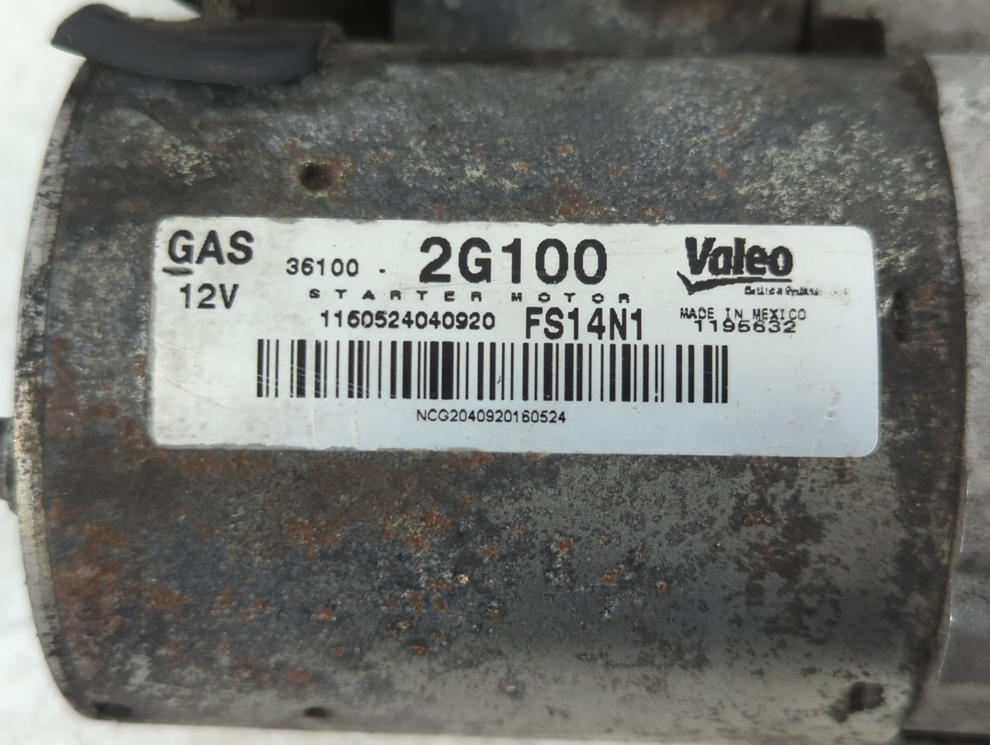 2012-2014 Kia Optima Car Starter Motor Solenoid OEM P/N:36100-2G100 Fits Fits 2008 2009 2010 2011 2012 2013 2014 OEM Used Au