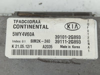 2011-2013 Kia Optima PCM Engine Control Computer ECU ECM PCU OEM P/N:39101-2G893 39111-2G893 Fits Fits 2011 2012 2013 OEM Us