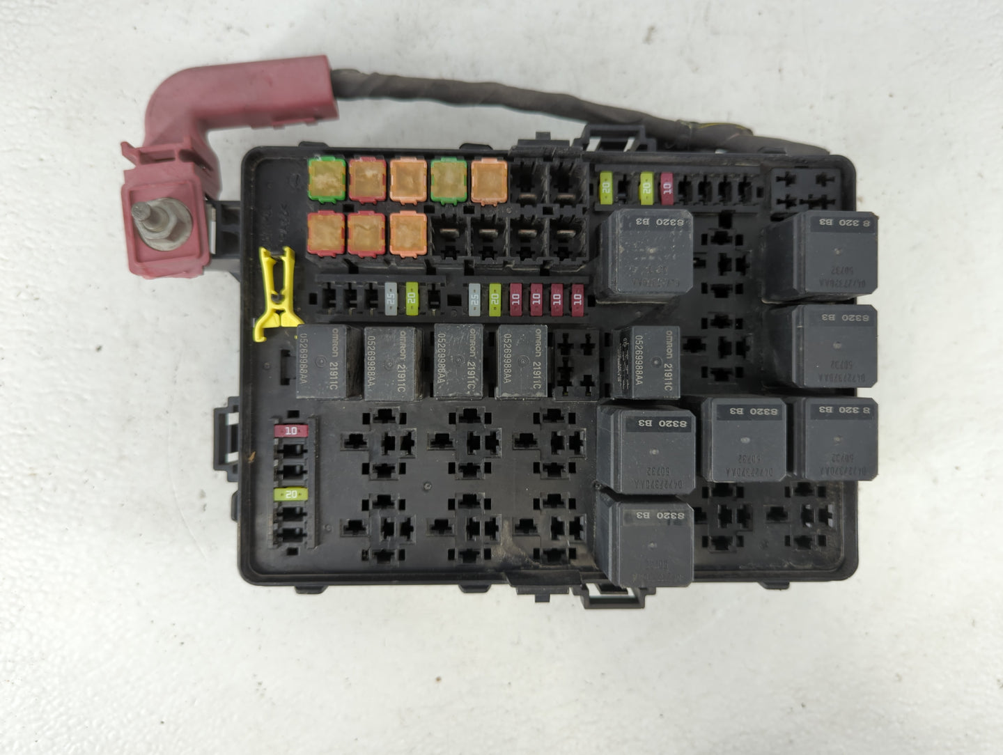 2011-2013 Kia Optima Fusebox Fuse Box Panel Relay Module P/N:7154-7630-30 Fits Fits 2011 2012 2013 OEM Used Auto Parts - Oem
