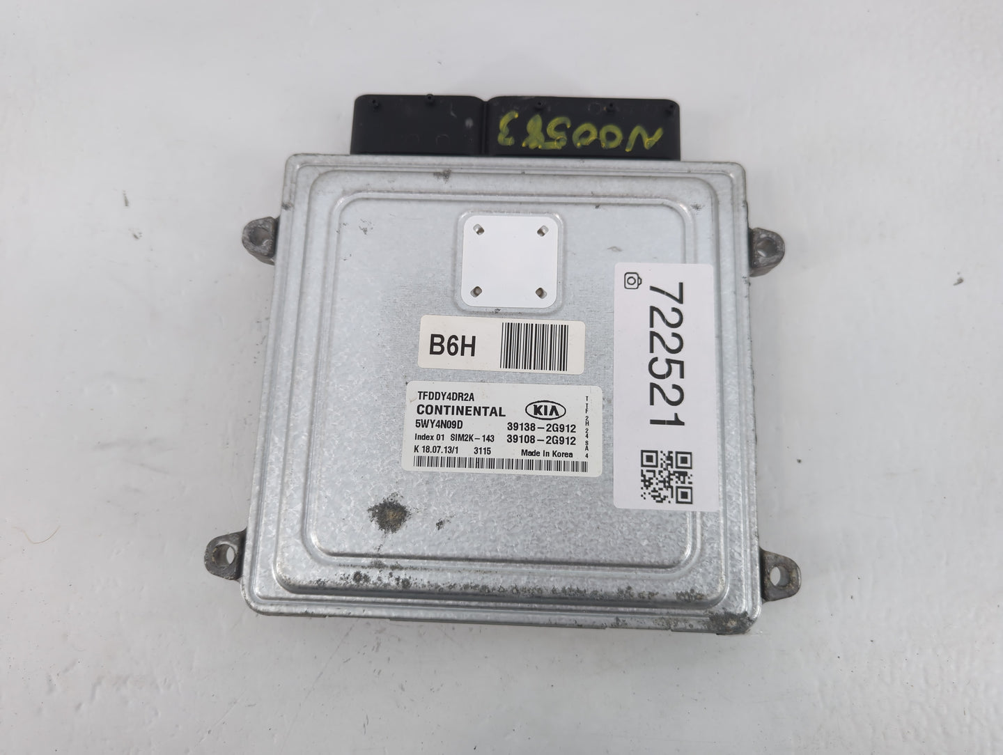 2011-2013 Kia Optima PCM Engine Control Computer ECU ECM PCU OEM P/N:39108-2G912 39138-2G912 Fits Fits 2011 2012 2013 OEM Us
