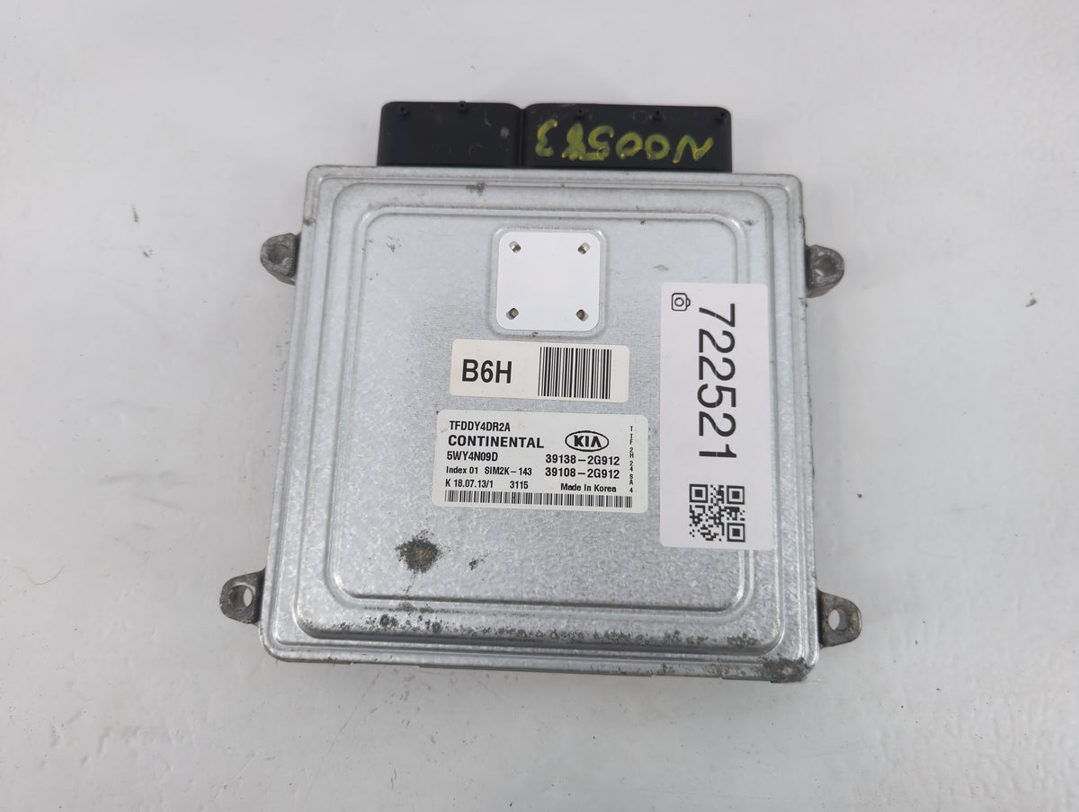 2011-2013 Kia Optima PCM Engine Control Computer ECU ECM PCU OEM P/N:39108-2G912 39138-2G912 Fits 2011 2012 2013 OEM Used Au