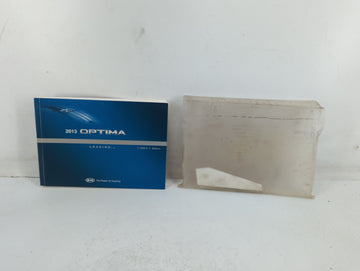 2013 Kia Optima Owners Manual Book Guide P/N:A2TO-EU29B OEM Used Auto Parts - Oemusedautoparts1.com