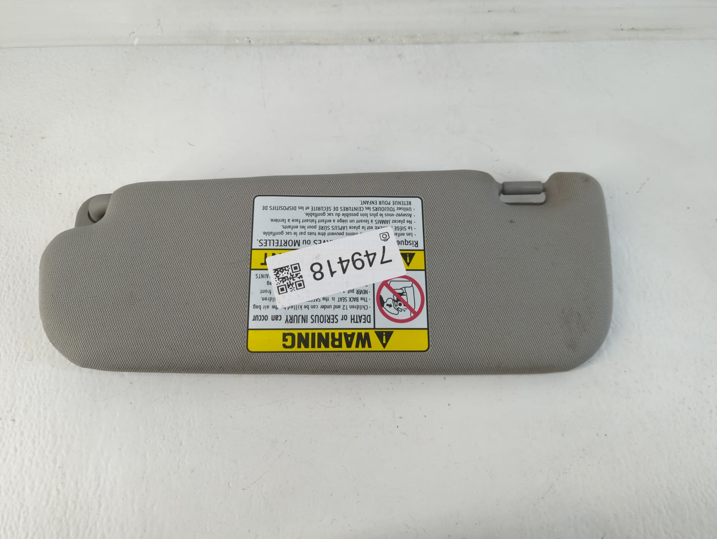 2011-2016 Kia Optima Sun Visor Shade Replacement Passenger Right Mirror Fits Fits 2011 2012 2013 2014 2015 2016 OEM Used Aut