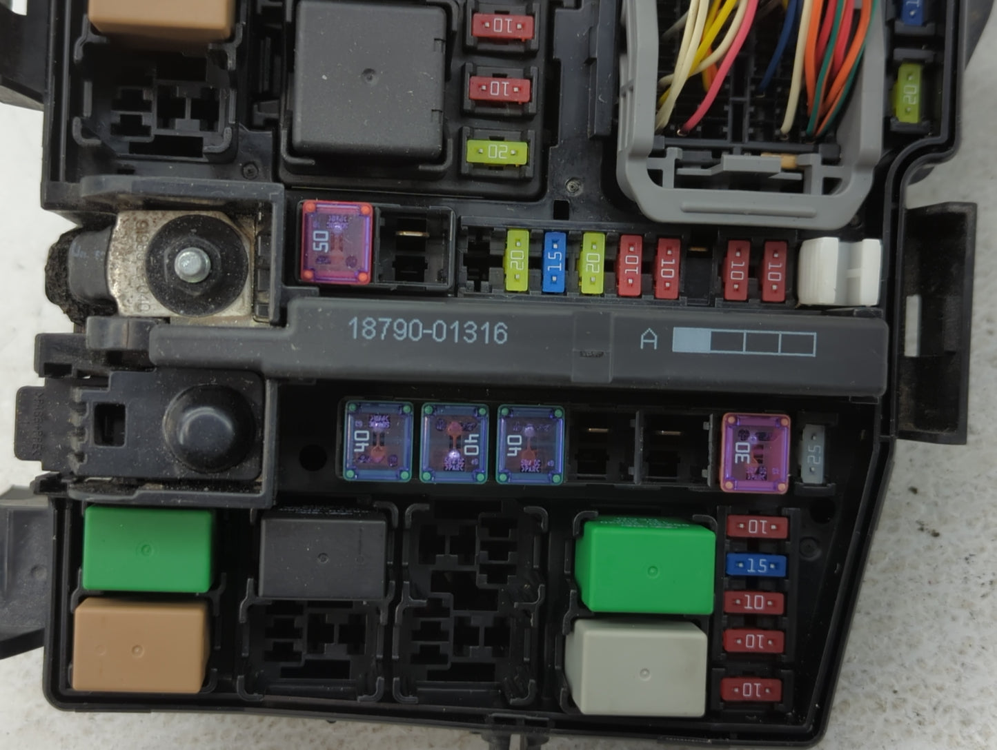 2011-2013 Kia Optima Fusebox Fuse Box Panel Relay Module P/N:91950-2T860 VS912004C040QB Fits Fits 2011 2012 2013 OEM Used Au