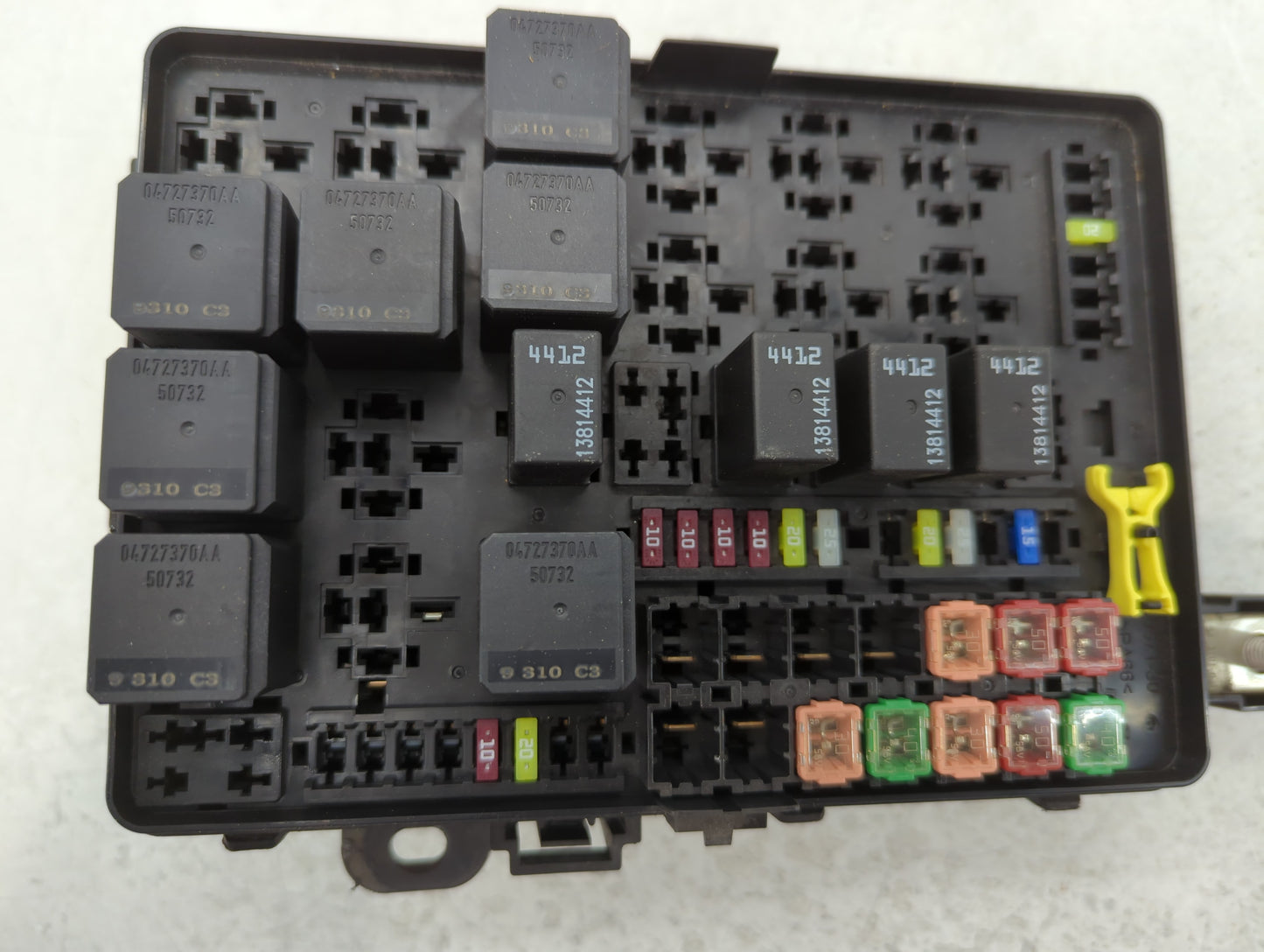 2011-2013 Kia Optima Fusebox Fuse Box Panel Relay Module P/N:PP-TD10 7154-7630-30 Fits Fits 2011 2012 2013 OEM Used Auto Par